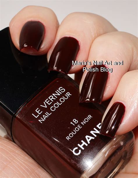 rouge noir chanel nagellak|chanel rouge noir nail color.